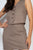 Herringbone V-neck Buttoned Vest Top