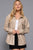 Long Slv Faux Leather Shacket