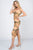 Tie dey printed mesh mini dress