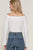Long flare slv off shoulder sweater