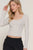 Long slv sweetheart neck seam detail knit top