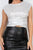 Ruched Sleeveless Asymmetric Crop Top