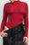 Mock Neck Glittery Bodysuit