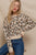 Long Slv Animal Jacquard Sweater