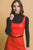 Faux leather corsetry