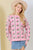 Floral Border Jacquard Sweater Knit