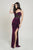 Cecily Teddy Velvet Corset Maxi Dress