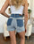 Judy Blue Full Size Color Block Denim Shorts
