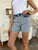 Judy Blue Full Size Color Block Denim Shorts