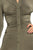 Chocolate USA Ruched Detail Button Down Shirt Dress