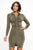 Chocolate USA Ruched Detail Button Down Shirt Dress
