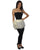 Floral flared mini skirt