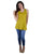 Solid Sleeveless Tunic Top with Stylish Back Design