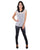 Floral Mesh Detailing Peter Pan Collar Top