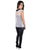 Floral Mesh Detailing Peter Pan Collar Top