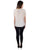 Solid Tie Up Pattern Neckline Short Sleeves top