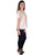 Solid Tie Up Pattern Neckline Short Sleeves top