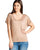 Relaxed fit round neckline top