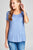 Ladies fashion short sleeve scoop neck top w/ pocket