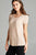 Ladies fashion short sleeve scoop neck top w/ pocket