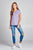 Ladies fashion short sleeve scoop neck top w/ pocket