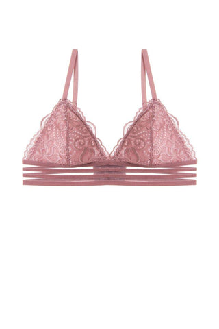 Ladies floral lace overlay bralette