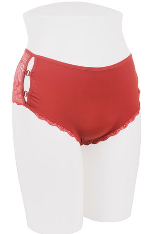 Ladies floral lace side panel bikini