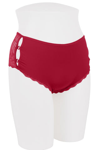 Ladies floral lace side panel bikini