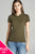 Ladies fashion plus size classic pique polo top