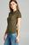 Ladies fashion plus size classic pique polo top