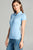 Ladies fashion plus size classic pique polo top