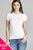 Ladies fashion plus size classic pique polo top