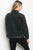 Ladies fashion long sleeve denim boyfriend fit jacket that features a collard neckline and pin details