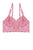 Ladies floral lace trim bra w/underwire