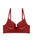 Ladies floral overlay longline w/extra plunge & push-up bra