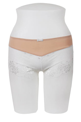 Ladies floral lace overlay boyshort