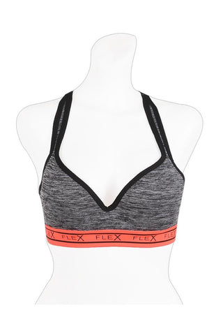Ladies smooth and seamless sports bra