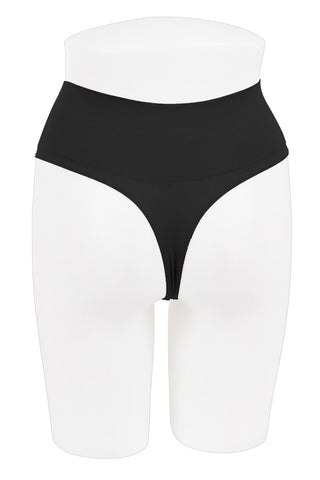 Ladies waist control comfortable microfiber seamless thong