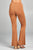 Ladies fashion bell bottom rayon spandex jersey long pants