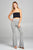 Ladies fashion bell bottom rayon spandex jersey long pants