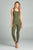 Ladies fashion sleeveless bodycon jumpsuit