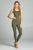 Ladies fashion sleeveless bodycon jumpsuit