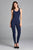 Ladies fashion sleeveless bodycon jumpsuit