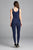 Ladies fashion sleeveless bodycon jumpsuit