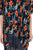 Ladies fashion tropical floral fringed kimono