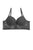 Ladies fashion floral lace overlayed long line bra