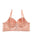 Ladies fashion floral lace overlayed long line bra