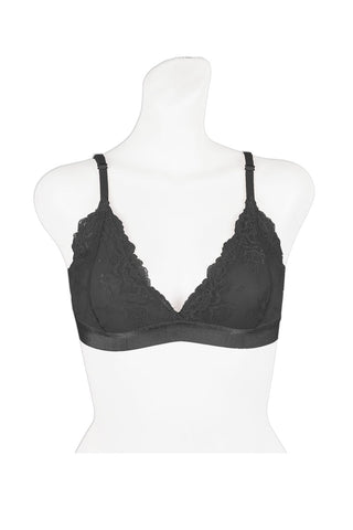 Ladies fashion floral lace triangle bralette