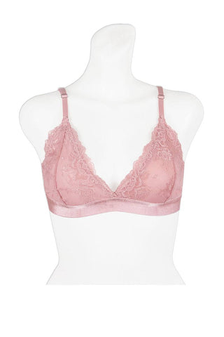 Ladies fashion floral lace triangle bralette