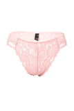 Ladies fashion caged floral lace thong